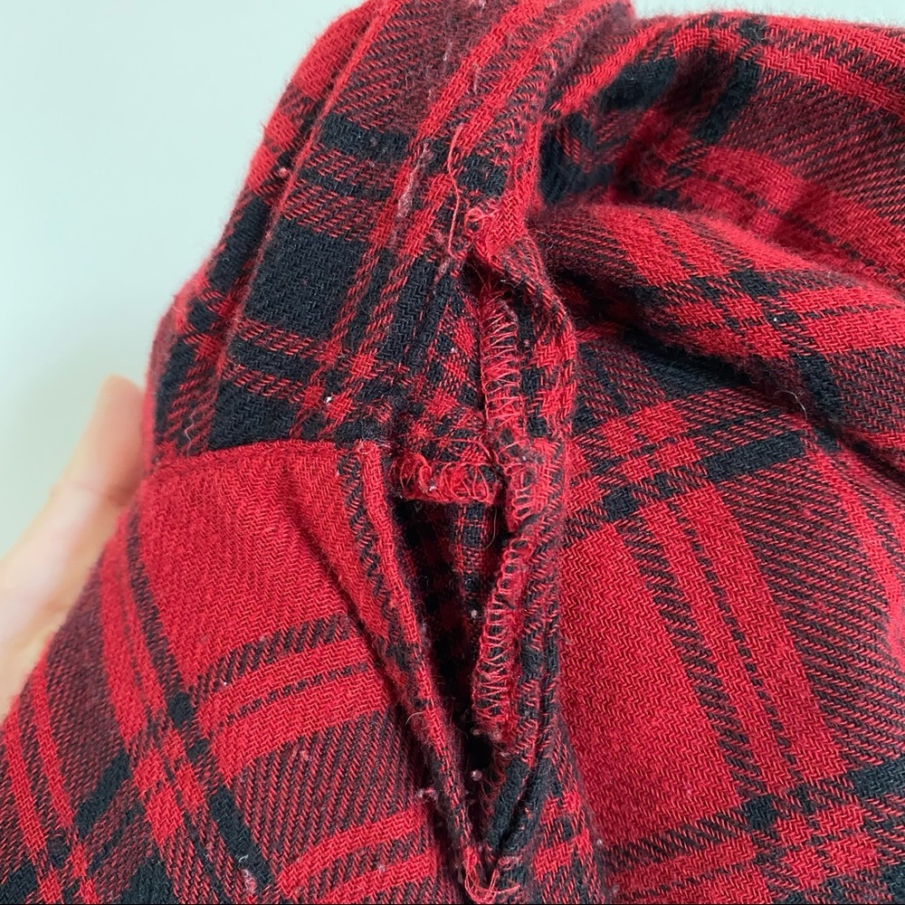 Madewell Latitude Buffalo Check Flannel Shirtdress - Picture 14 of 16